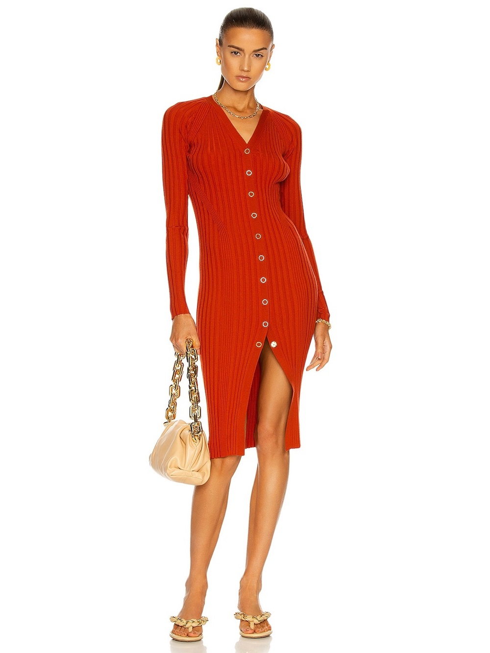 Dion Lee Merino Cardigan Dress